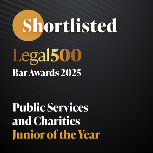Leon Glenister Public Services and Charities JOTY 2025