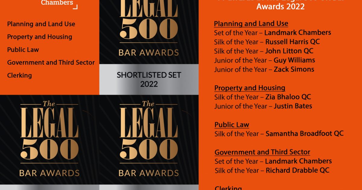 Landmark Chambers shortlisted for 11 awards at… Landmark Chambers